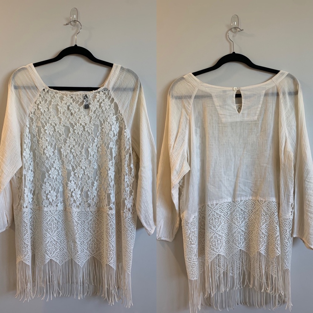 Free people lace tunic